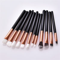 10pcs/set Gold Diamond Makeup Brushes Set Foundation Blending Powder Eye Face Brush with Bag Makeup Tool Kit