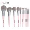 Pro 12/18/20 PCS Makeup Brushes Set with Bag +1Pcs Sponge Beauty Powder Foundation Eyeshadow Make Up Brush Synthetic Wool