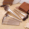 14PCS Makeup Brushes Set Foundation Blusher Powder Brush Eyeshadow Blending Make up Kits Cosmetic Tools Gold with Pouch