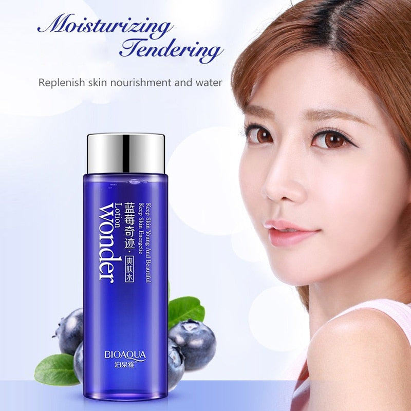 Blueberry miracle glow wonder Face Toner Makeup water Smooth Facial Toner Lotion oil control pore moisturizing skin care