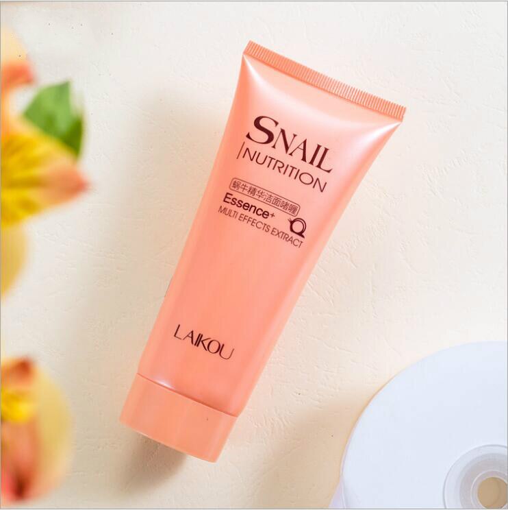 100g Snail Facial Cleanser Anti Aging Natural Organic Gel Daily Face Wash Exfoliating Gel Deep Pore Cleansing Skin Care skincare