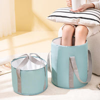 Foldable Foot Tub Portable Bath Bag Wash Basin Water Bucket Large Capacity Bath Feet Spa Massage Washing Tub For Outdoor Travel