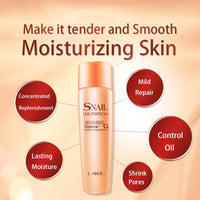 Snail Toner Facial Skin Care Face Toner Emulsion Snail Toner Whitening Moisturizing Moist Anti Wrinkle Beauty Cosmetic