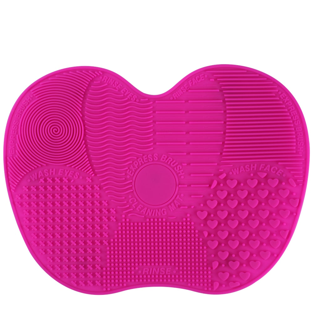 1Pcs Silicone Brush Cleaning Mat Make Up Brush Cleaner Brushes Cleanser Cosmetic Clean Tools For Eyes Face Brushes