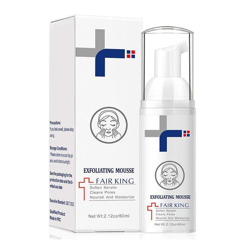 Exfoliating Mousse Peeling Gel Face Scrub Deep Remove Skin Types Skin Exfoliator Moisturizing Smooth Cleaning