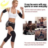 LAZAWG 1 Pair Sweat Arm Trimmer Belt Women Neoprene Sauna Sweat Wrap with Pocket Body Shaper Hand Cincher Weight Loss Slimming