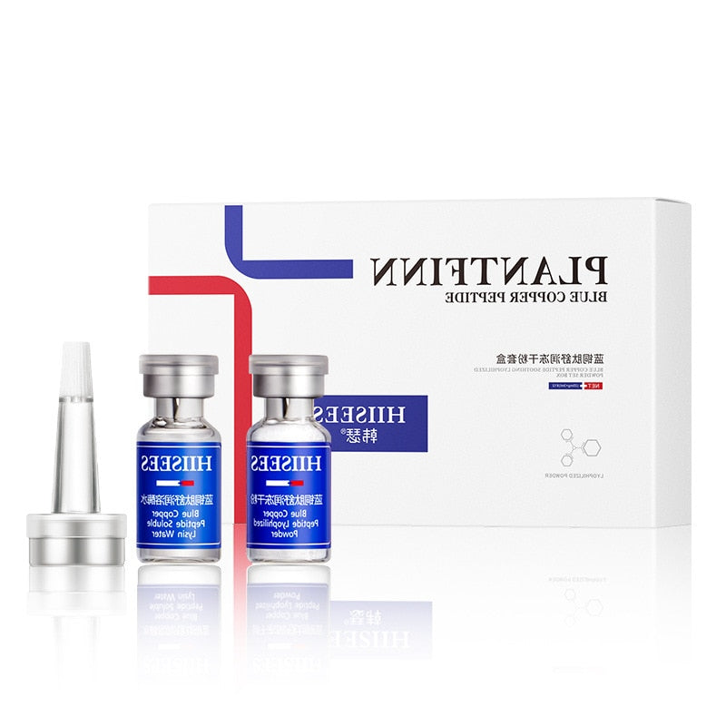 Peptide Brightening Facial Serum Set with Lyophilized Powder for Microneedling - Anti-Wrinkle, Anti-Aging, and Whitening Skincare