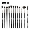 Pro 12/18/20 PCS Makeup Brushes Set with Bag +1Pcs Sponge Beauty Powder Foundation Eyeshadow Make Up Brush Synthetic Wool