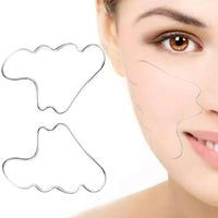 Reusable Silicone Removal Sticker Face Forehead Neck Eye Sticker Pad Anti Aging Skin Lifting Care Pad