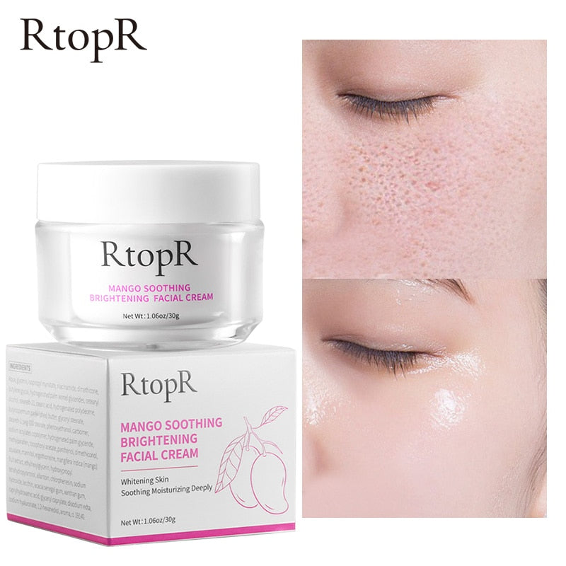 RtopR Face Cream Anti-Wrinkle Anti Aging Whitening Mango Bright Moisturizing Liquid Tights Nourishing Shrink Pores High Quality