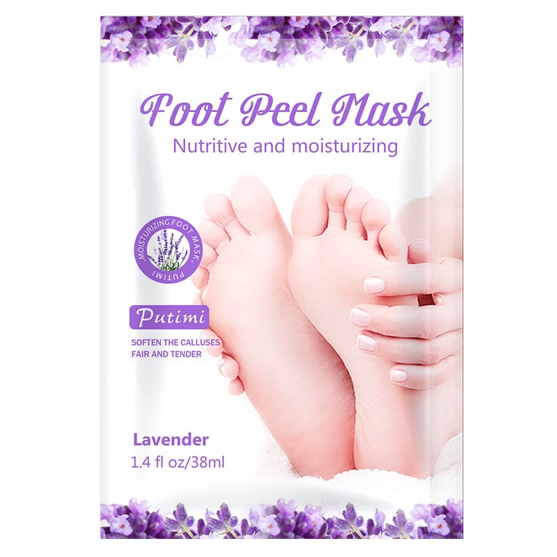 10 Pairs Exfoliating Feet Mask Foot Care Pedicure Socks Foot Masks for Heels Peeling Dead Skin Remover Feet SPA Skin Care