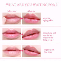 5pcs Crystal Collagen Lip Mask Lips Plumper Pink Lip Patches Moisture Essence Anti-wrinkle Korean Cosmetics Skin Care for Beauty