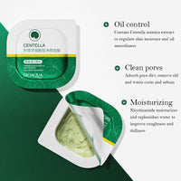 Bioaqua 8Pcs/Set Pudding Face Mask Avocado Hyaluronic Acid Moisturizing Deep Cleaning Face Masks Mud Cream Beauty Skin Care