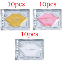 30pcs Crystal Collagen Lip Mask Moisturizing Lip Patches Beauty Lips Plumper Anti-wrinkle Beauty Lips Masks Skin Care Cosmetics