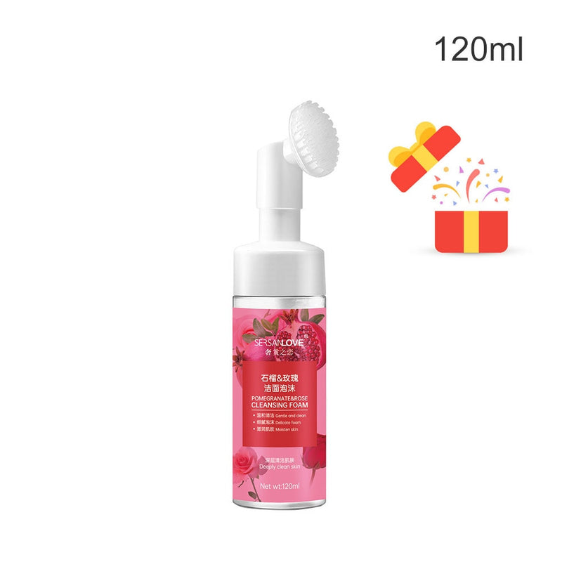 Hyaluronic Acid Amino Acid Gentle Cleansing Mousse Moisturizing Oil Control Unclog Pores Facial Cleanser