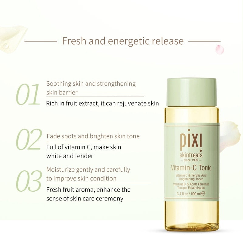 Pixi 5% Glow Glycolic Acid /Retinol/Collagen/Vitamin C/Clarity AHA + BHA Rose/Milk Toner Acne Treatment Oil-control Skin Care