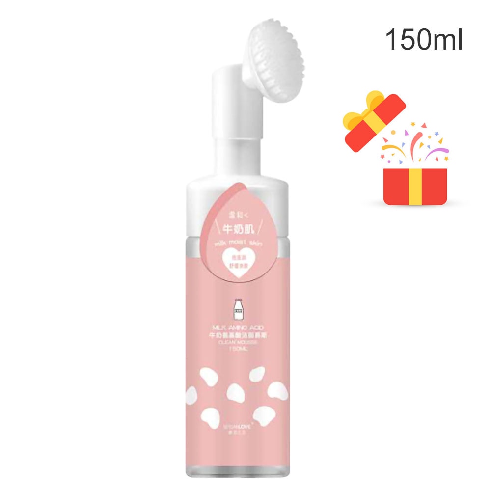 Hyaluronic Acid Amino Acid Gentle Cleansing Mousse Moisturizing Oil Control Unclog Pores Facial Cleanser